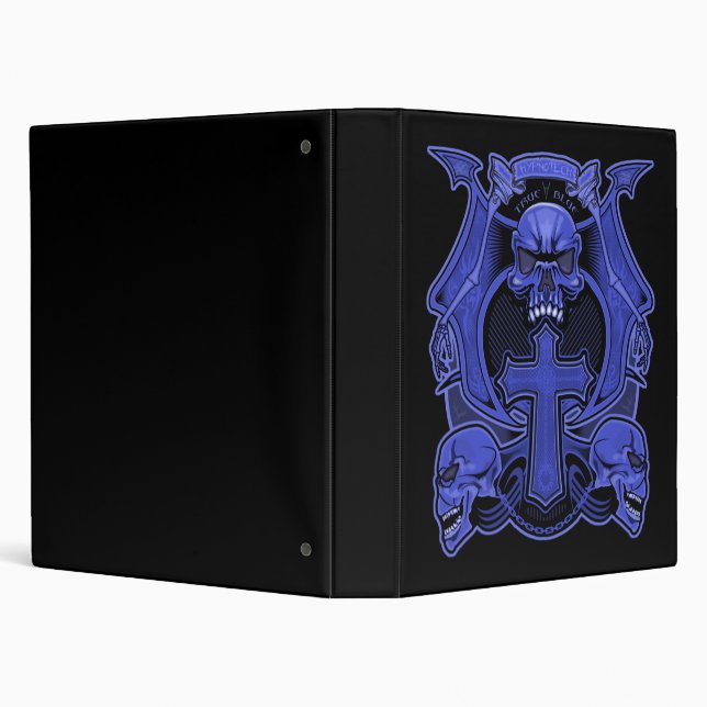 Classeur Bleu vrai (Arrière-plan)