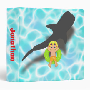 Classeur Blond Boy Flottant / Baignade avec requin baleine
