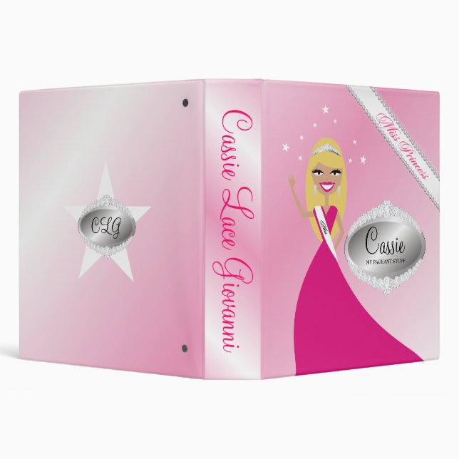 Classeur Blonde rose de TTT-Mlle Beauty princesse | (Arrière-plan)