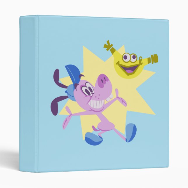 Classeur Bloofy et Pouchy (Devant/Côté)