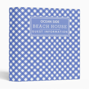 Classeur Blue En vichy Beach House Location de maison Infor