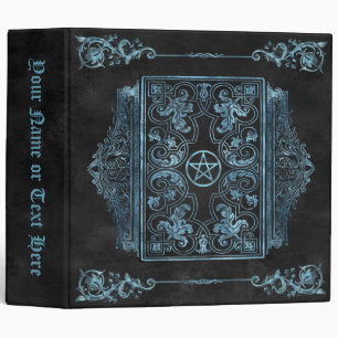 Classeur Blue Frost Flourish Gothique Grimoire