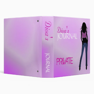 Classeur Blue Jeans Fashion Girl Diva Journal Journal Journ