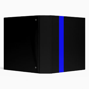Classeur Blue Line mince symbolique sur le noir