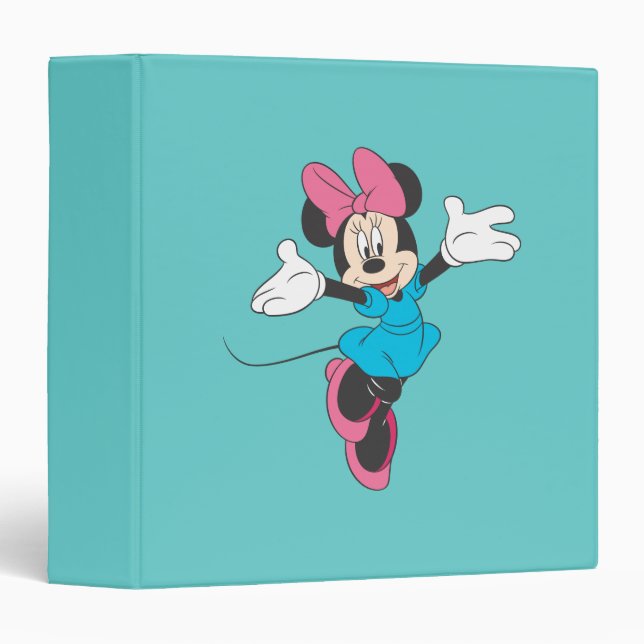 Classeur Blue Minnie | Saut (Devant/Côté)
