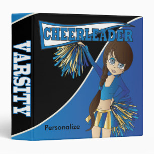 Classeur Blue Personnaliser Diva Pom-pom girl