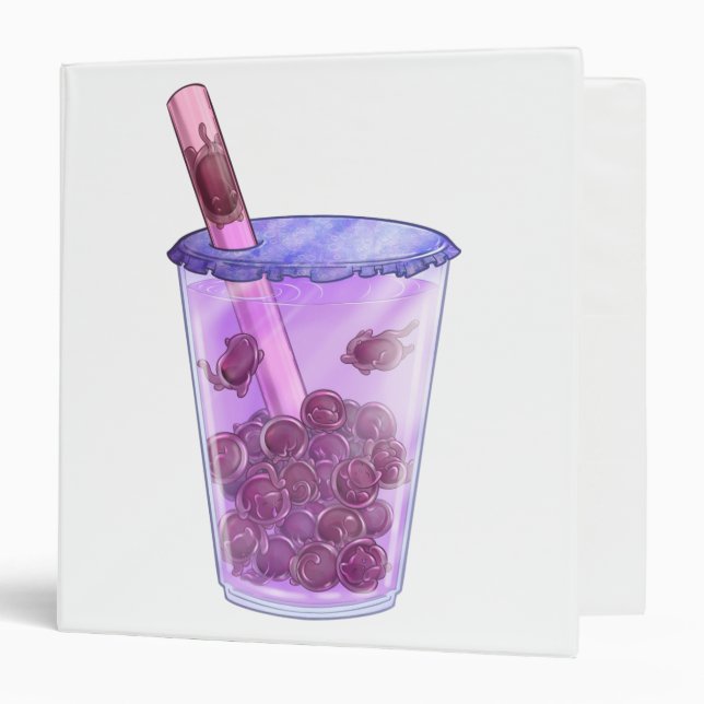 Classeur Boba Cats (Devant/Intérieur)