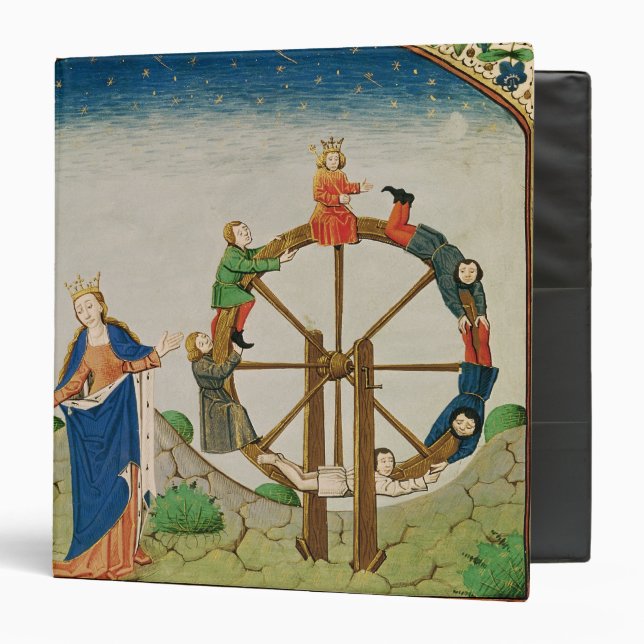 Classeur Boethius avec la roue de la fortune (Devant/Intérieur)