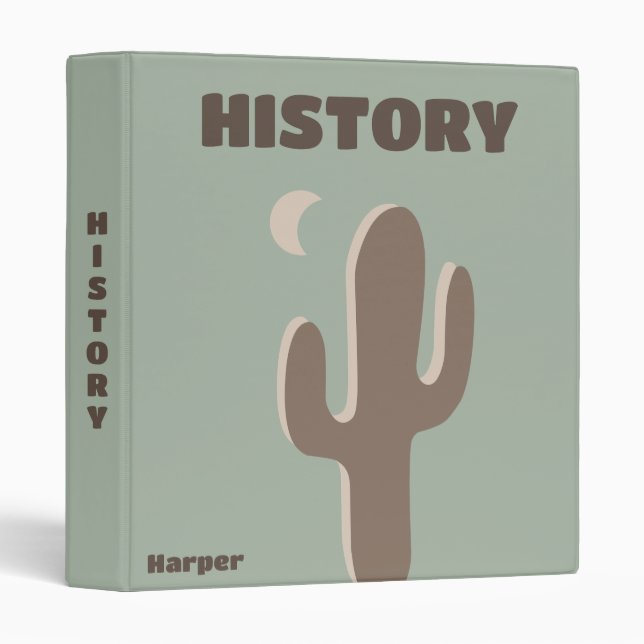 Classeur Boho (Devant/Côté)