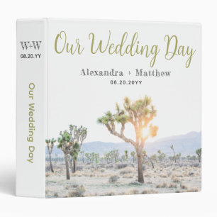 Classeur Boho Joshua Tree Desert Vibes Mariage