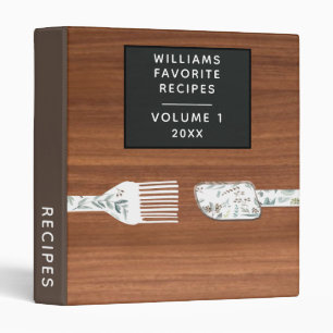 Classeur Bois brun rustique brun brun joli Recette