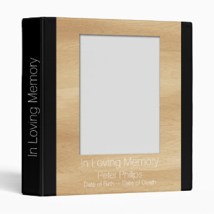 Classeur Bois Frame Modèle Funeral GuestBook Ajouter une i