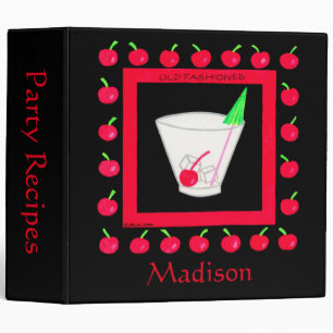 Classeur Boisson rétro à l'ancienne Boisson Olive Black Nom