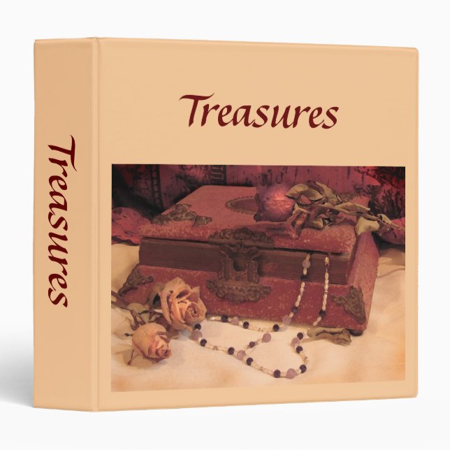 Classeur Boîte à bijoux (Devant/Côté)