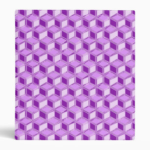 Classeur Boîtes Chrome 3-d - violet violet
