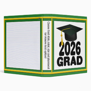 Classeur Bold Class of 2026 Graduation