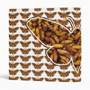 Classeur Bombyx Mori Silk Moth Cycle de vie Silhouette