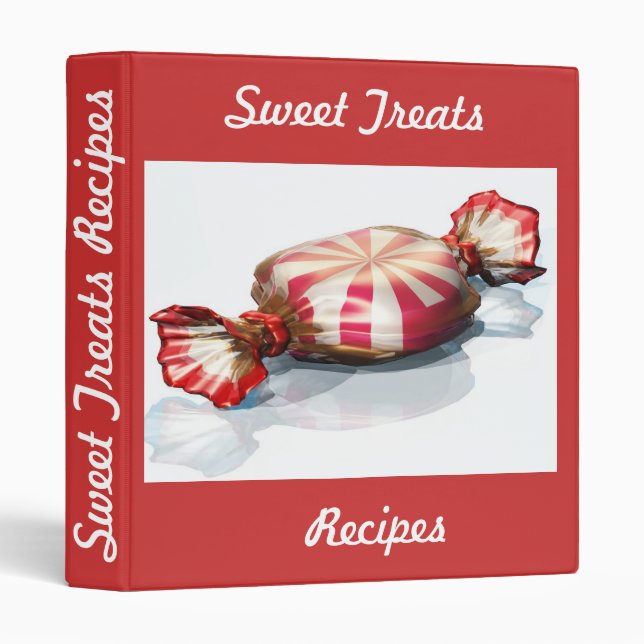 Classeur bonbon comme sucrerie (Devant/Côté)