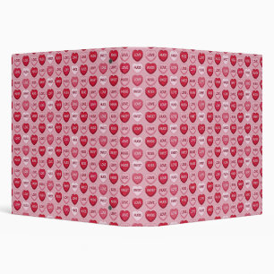 Classeur bonbons colorés motif de cœur pour la Saint-Valent