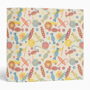 Classeur Bonbons et motif de sucrerie
