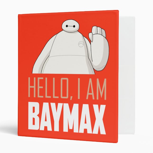 Classeur Bonjour, je suis Baymax (Devant/intérieur)