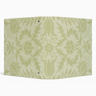 Classeur Borage vert tendre damassé vintage de William Morr