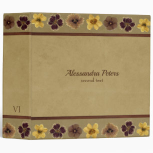 Classeur Bordure des fleurs