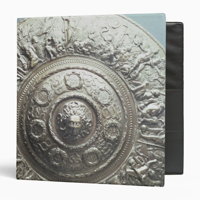 Classeur Bouclier avec la tête de la méduse, 1552 (Devant/Intérieur)