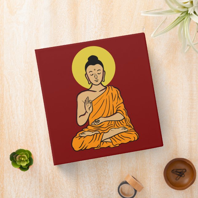 Classeur Bouddha Buddhism.net Dessin animé  (In Situ)