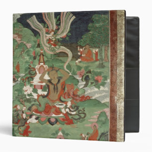 Classeur Bouddha coupant une touffe des cheveux