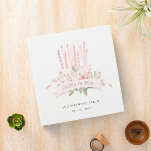 Classeur Bougies à gâteau floral moelleux n'importe quel