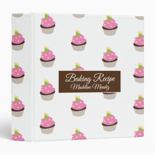 Classeur Boulangerie Cupcakes Motif Baker Cadeau
