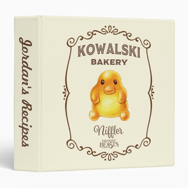 Classeur Boulangerie Kowalski - Niffler (Devant/Côté)