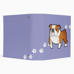 Classeur Bouledogue de bande dessinée