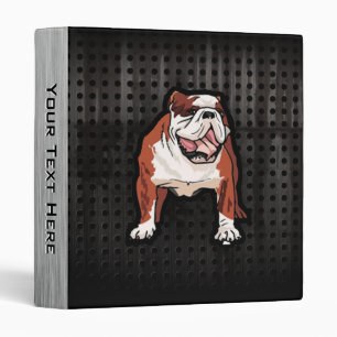 Classeur Bouledogue grunge