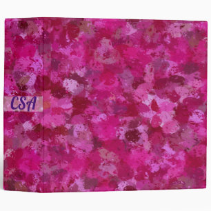 Classeur Boules de peinture rose chaud