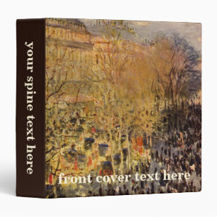 Classeur Boulevard des Capucines de Claude Monet, Beaux-art