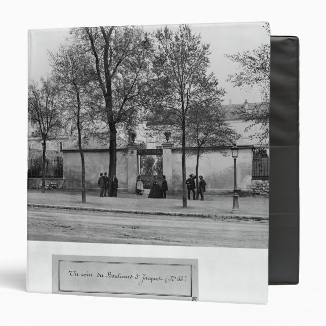 Classeur Boulevard Saint-Jacques (Devant/Intérieur)
