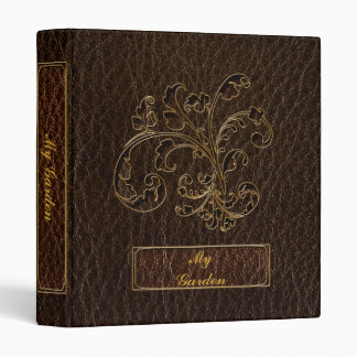 Classeur Bouquet en cuir 2 noir