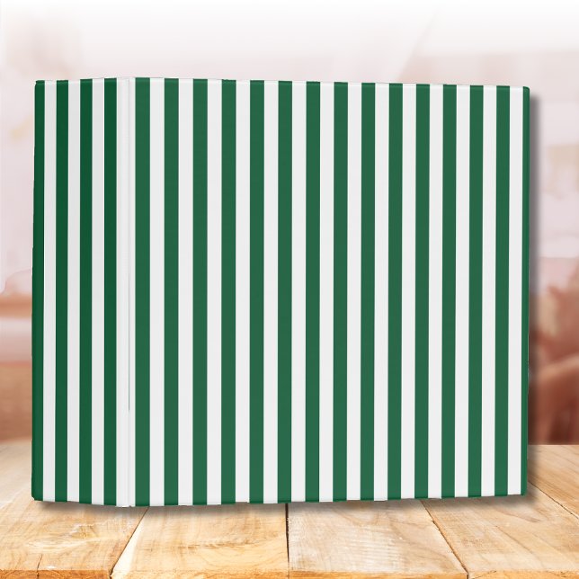 Classeur Bouteille vintage classique Vert & Blancs (Créateur téléchargé)
