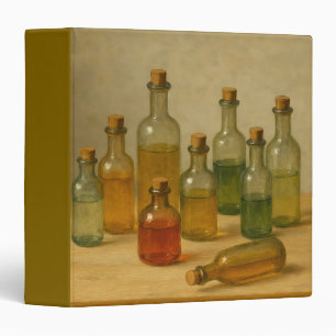 Classeur Bouteilles apothécaires vintages encore vie