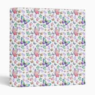 Classeur Bouteilles d'aquarelle Motif sans couture