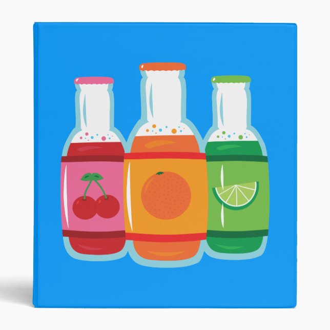 Classeur Bouteilles Pop Soda (Devant)