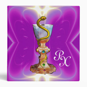 Classeur BOWL OF HYGEIA MONOGRAM Medicine, Pharmacie