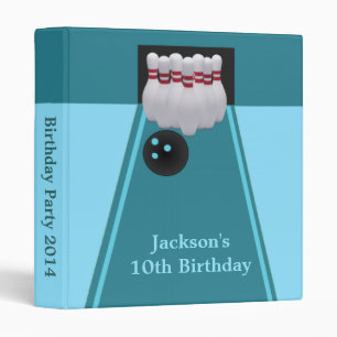 Classeur Bowling Anniversaire Fête Photo Album