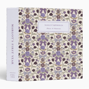 Classeur Bows et fleurs Purple Baby Album photo