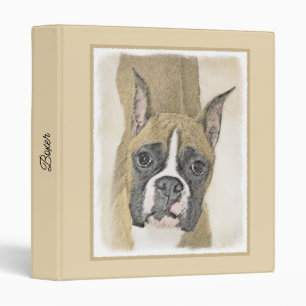 Classeur Boxer Peinture - Cute Original Chien Art