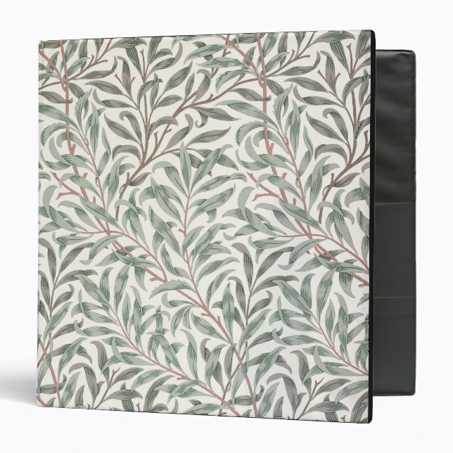 Classeur Branche de saule, conception de papier peint, 1874 (Devant/Intérieur)