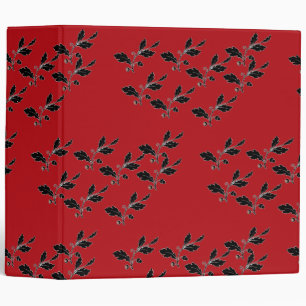 Classeur branches de chêne rouge