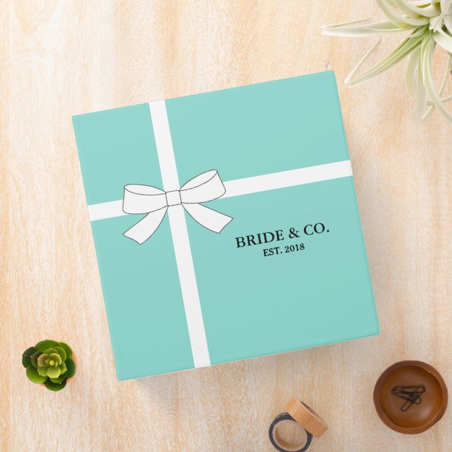 Classeur BRIDE Turquoise douche cuisine partie photo Recett (In Situ)